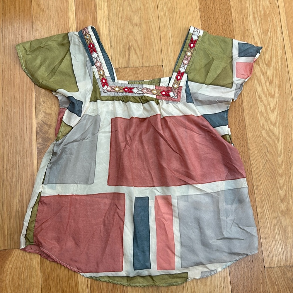 Anthropologie Akemi + Kin silk blouse